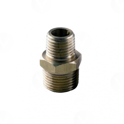 Переходник наружная/наружная, резьба 3/8" на 1/4"